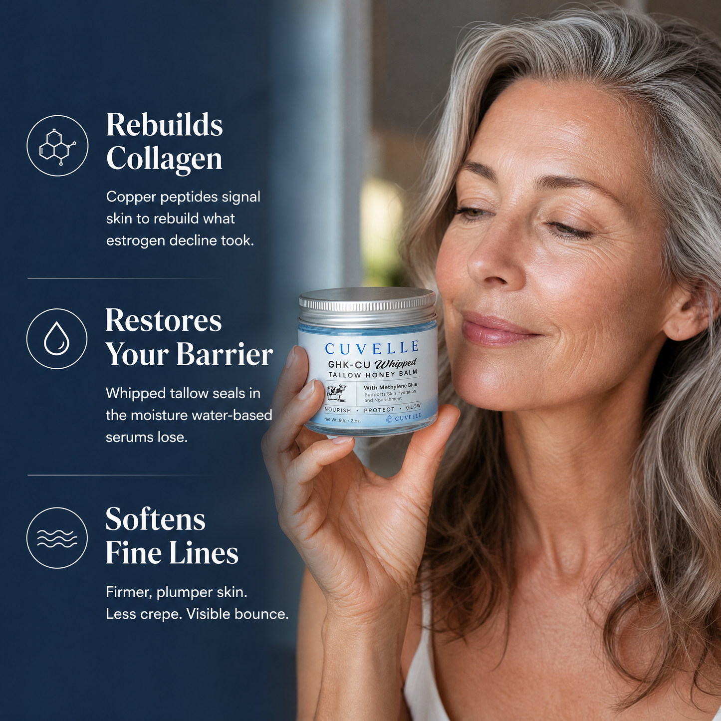 The Cuvelle GHK-Cu Tallow Balm